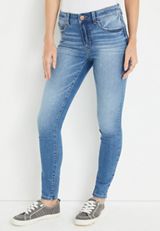 m jeans by maurices&trade; Everflex&trade; Super Skinny High Rise Jean, , small