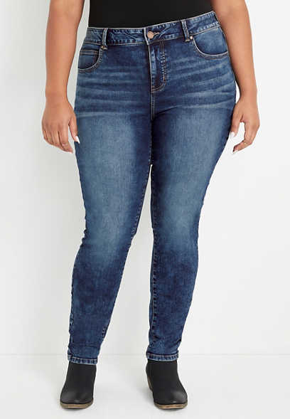 Plus Size m jeans by maurices™ Everflex™ Super Skinny High Rise Jean