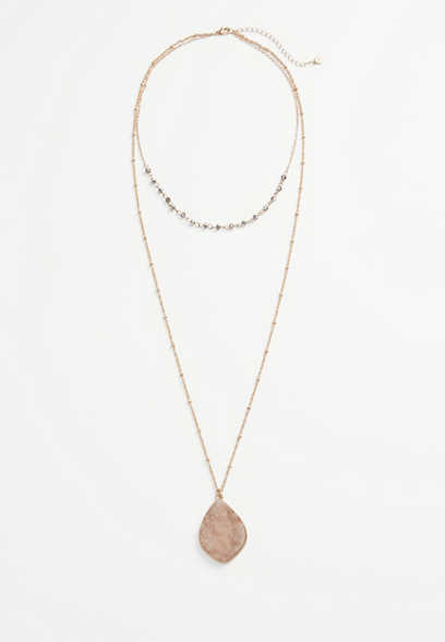 Dainty Gold Crystal Necklace
