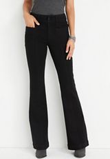 m jeans by maurices&trade; Black Seam Flare High Rise Jean, , small