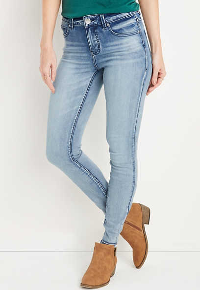 m jeans by maurices™ Everflex™ Super Skinny Mid Rise Jean