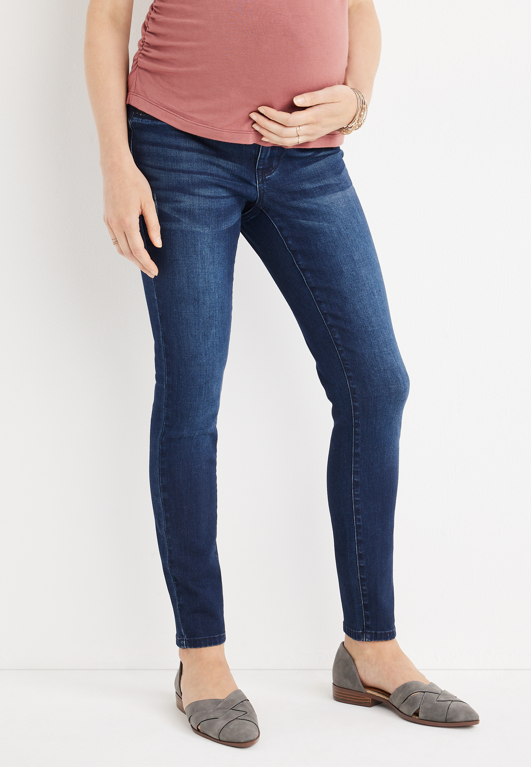 KanCan™ Skinny Side Panel Maternity Jean | maurices