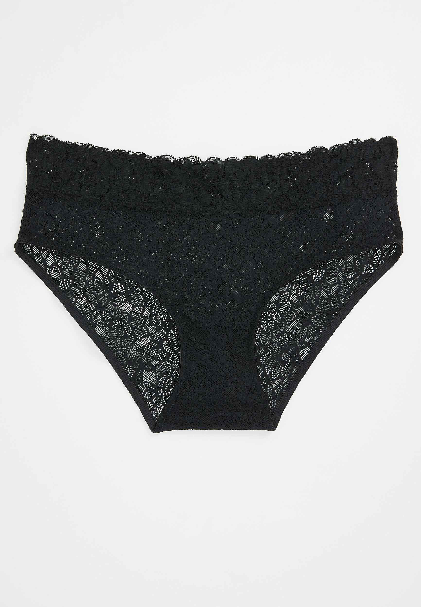 Vintage Lace Solid Hipster Panty maurices