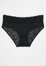 Vintage Lace Solid Hipster Panty, , small