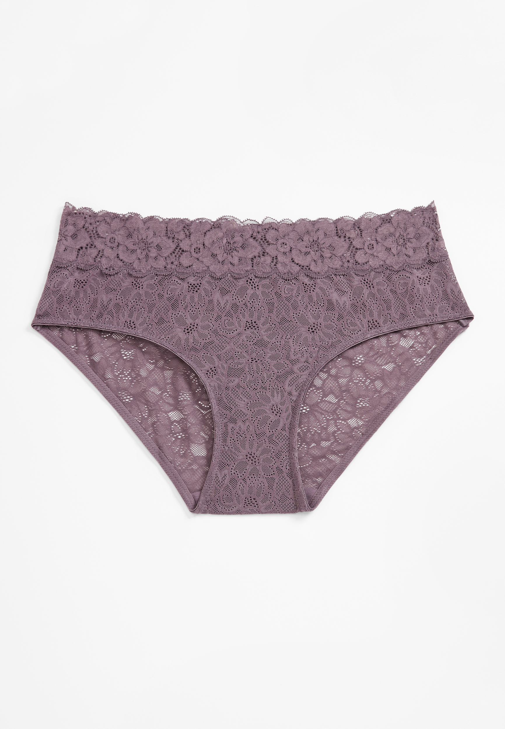 Maurices Vintage Lace Solid Hipster Panty