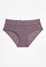 Vintage Lace Solid Hipster Panty, C313, small