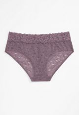 Vintage Lace Solid Hipster Panty, C313, small