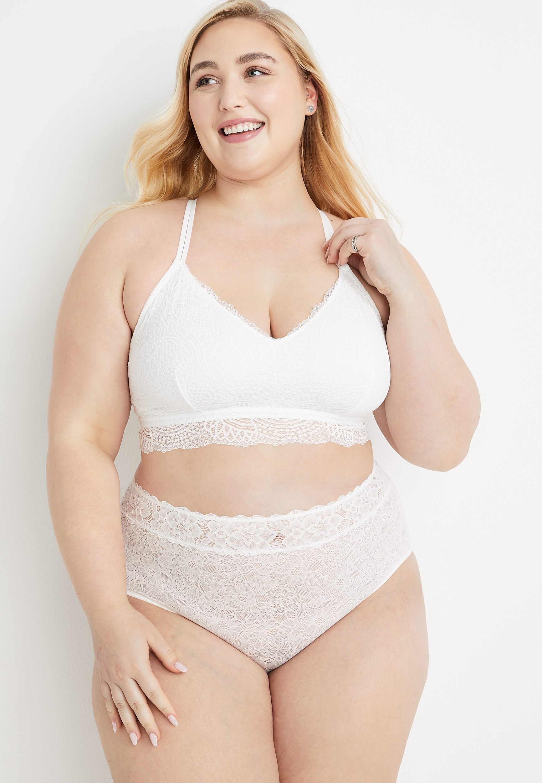 Vintage Lace Solid Hipster Panty, C4673, large