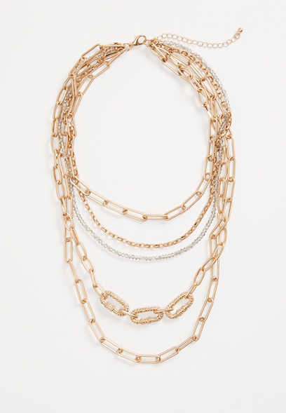 Chunky Chain Layered Necklace