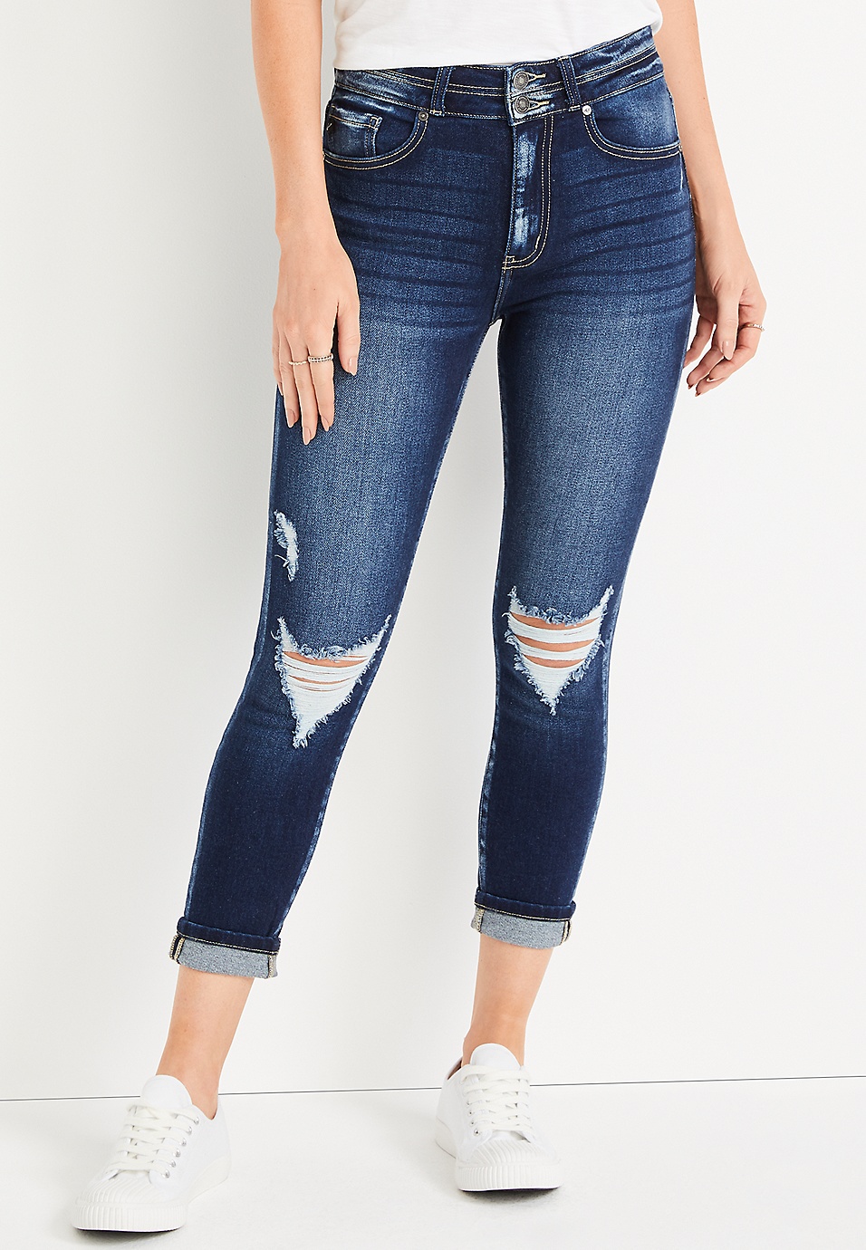 KanCan™ Rise Cropped Jean maurices
