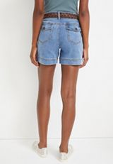 m jeans by maurices&trade; Mid Rise 5in Belted Short, C3337, small