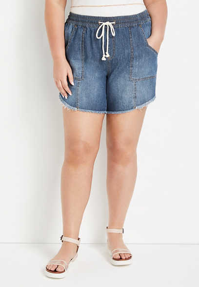 Plus Size m jeans by maurices™ High Rise 6in Weekender Short