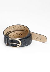 TWELVE&trade; Black Laser Cut Belt, , small