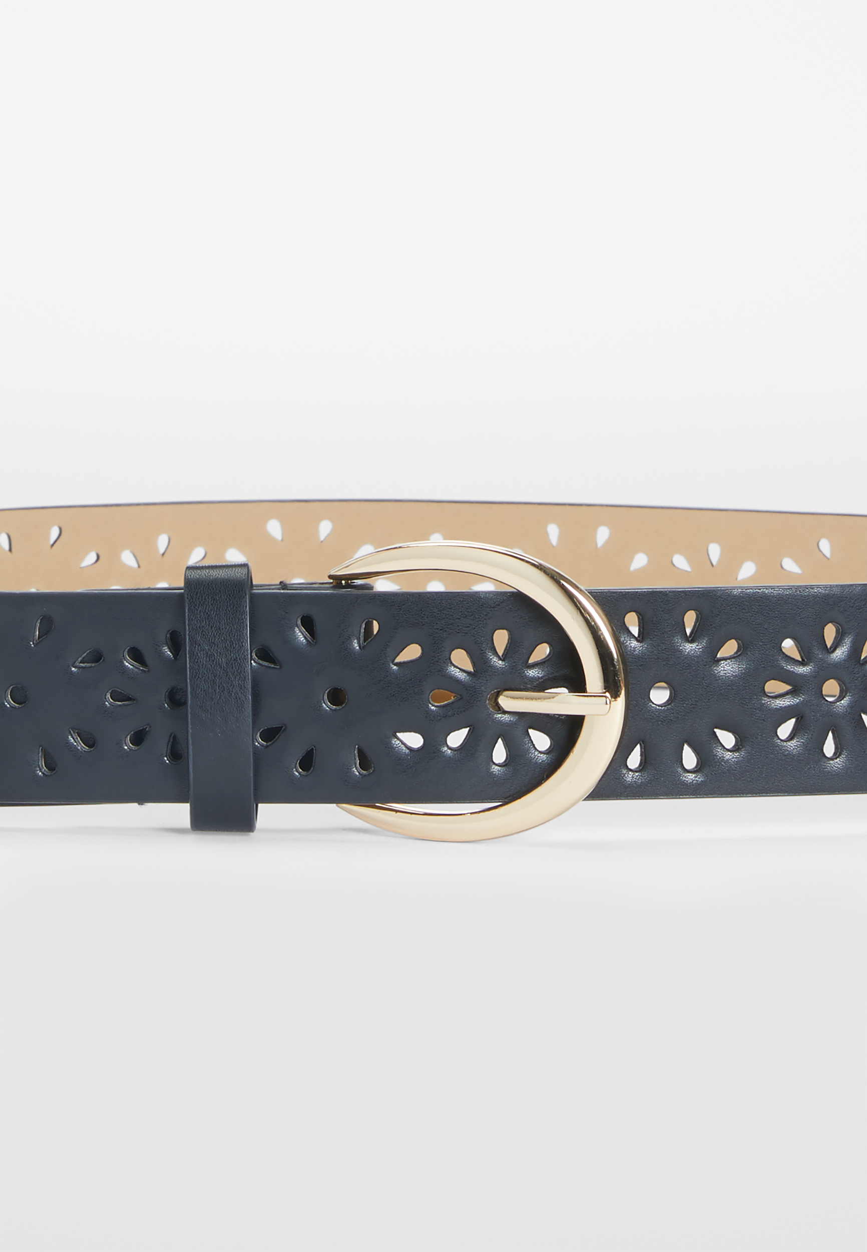 TWELVE&trade; Black Laser Cut Belt, , large