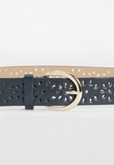 TWELVE&trade; Black Laser Cut Belt, , small