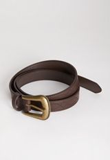 Plus Size Brown Mini Western Belt, C132, small