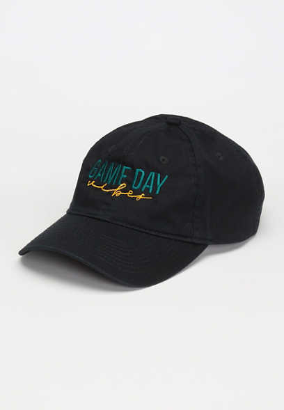 Game Day Green and Gold Baseball Hat