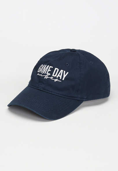 Game Day Navy and White Baseball Hat