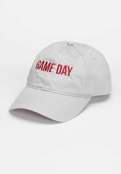 Game Day Maroon and White Baseball Hat