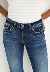 Silver Jeans Co.&reg; Suki Curvy Mid Rise Rolled Hem Capri, C258, small