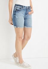 Silver Jeans Co.&reg; Sure Thing High Rise 6.5in Bermuda Short, , small