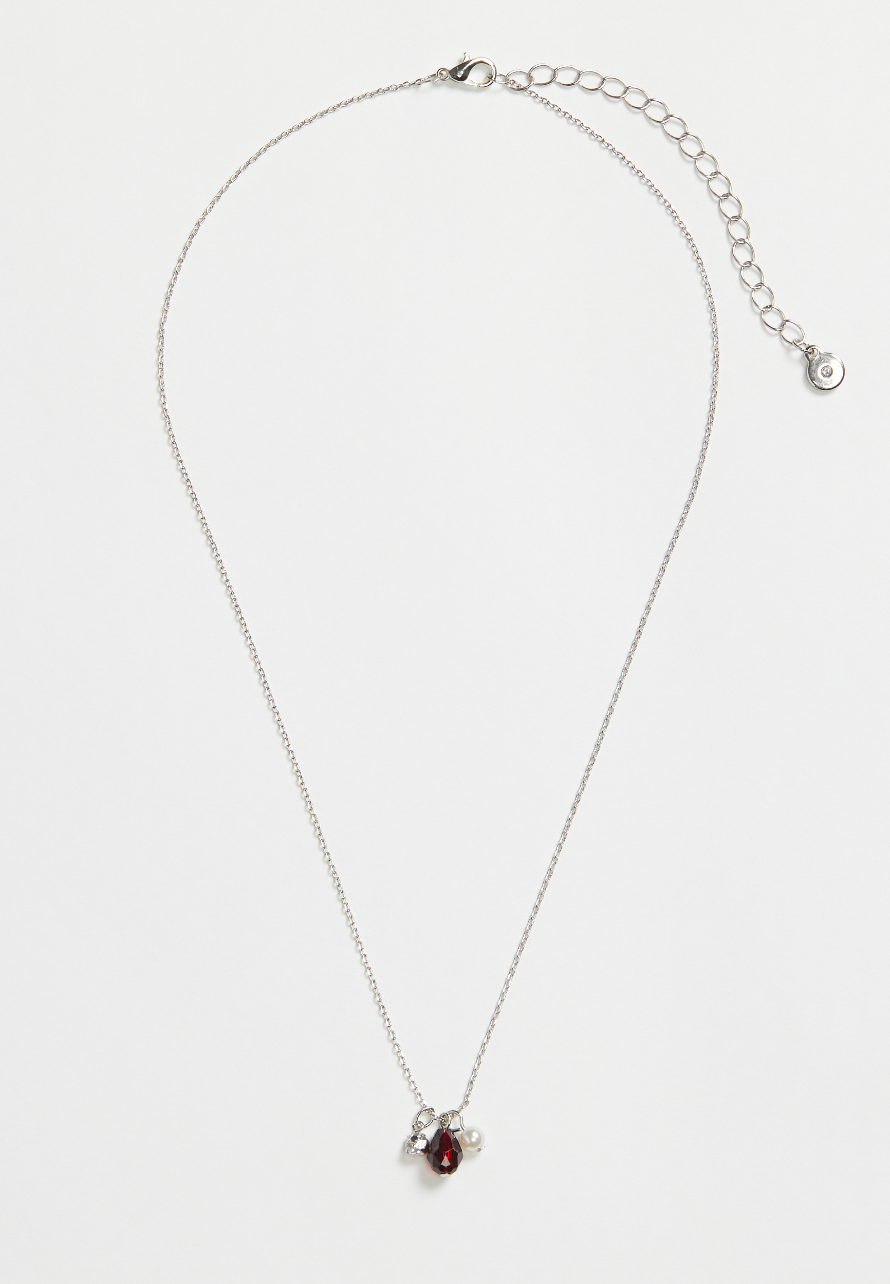 Dainty January Birthstone Necklace, , large