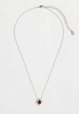 Dainty January Birthstone Necklace, , small