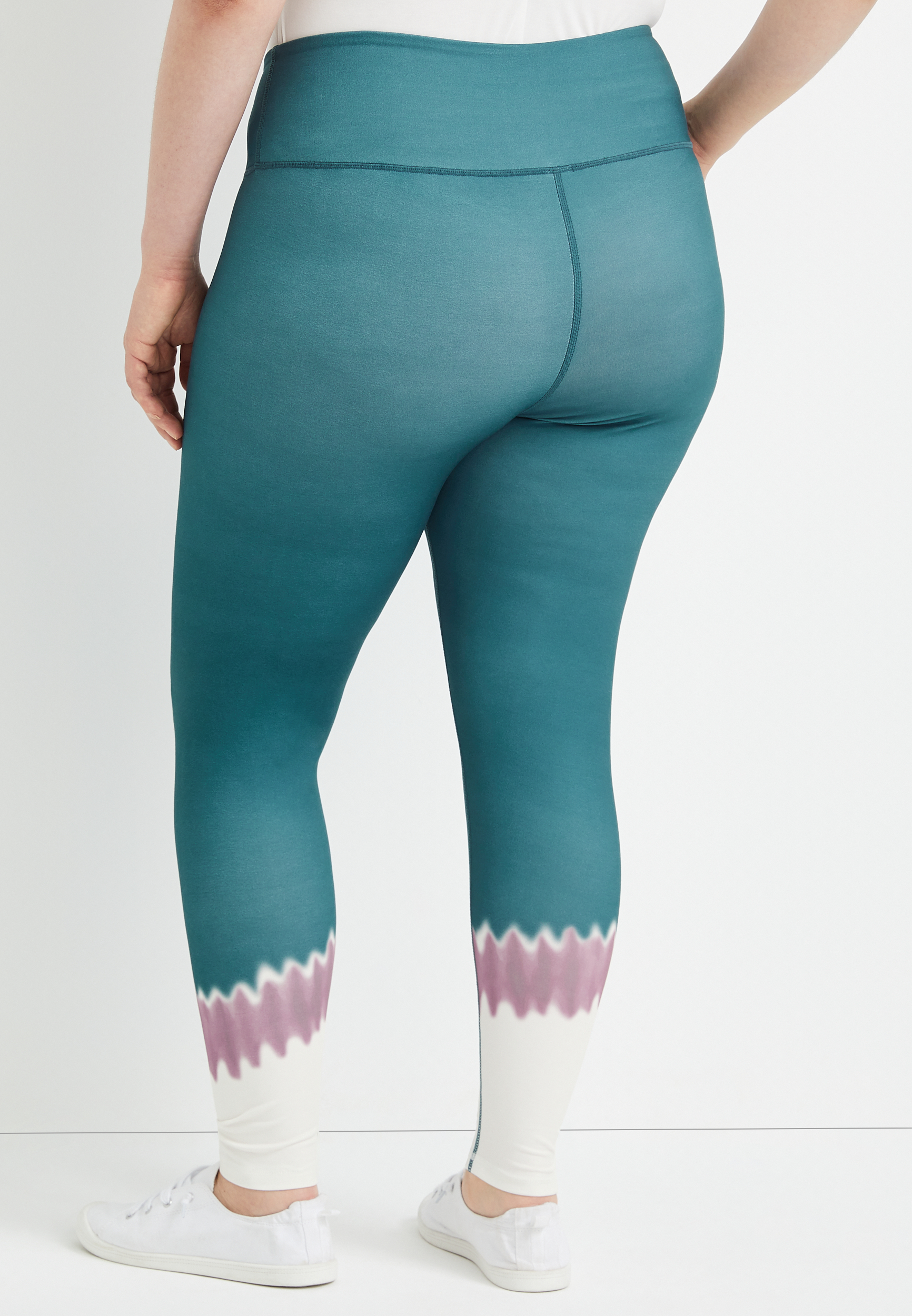 Plus Size Super High Rise Tie Dye Luxe Crossover Legging, , large