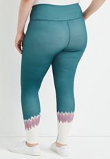 Plus Size Super High Rise Tie Dye Luxe Crossover Legging, , small