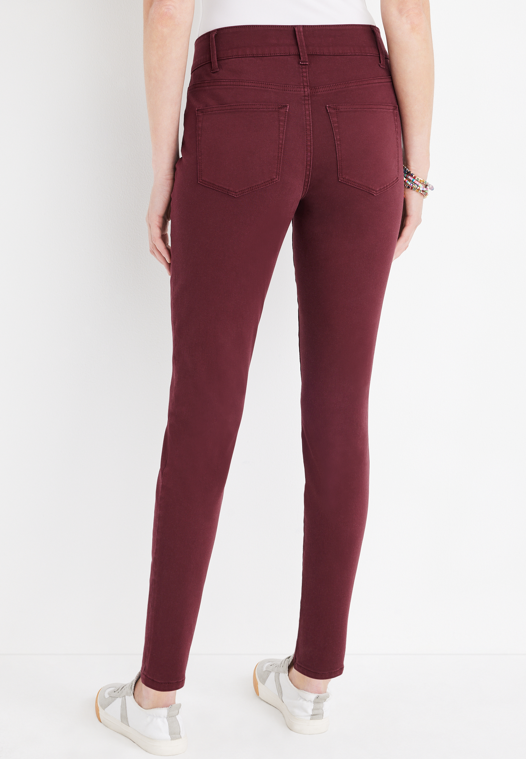 m jeans by maurices&trade; High Rise Double Button Jegging Made With REPREVE&reg, C7089, large