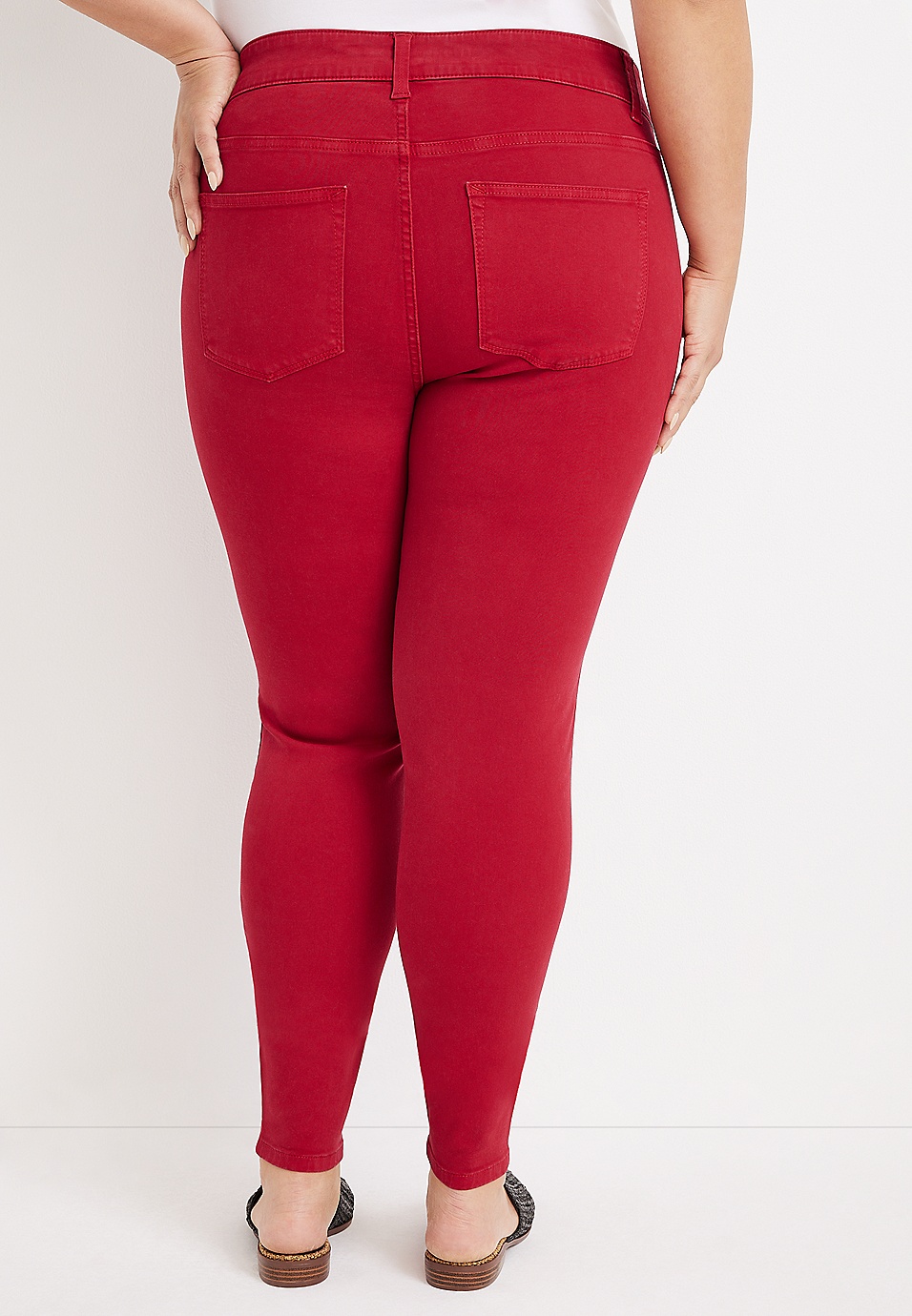 Plus Size m jeans by maurices™ High Rise Double Button Jegging Made With  REPREVE® | maurices