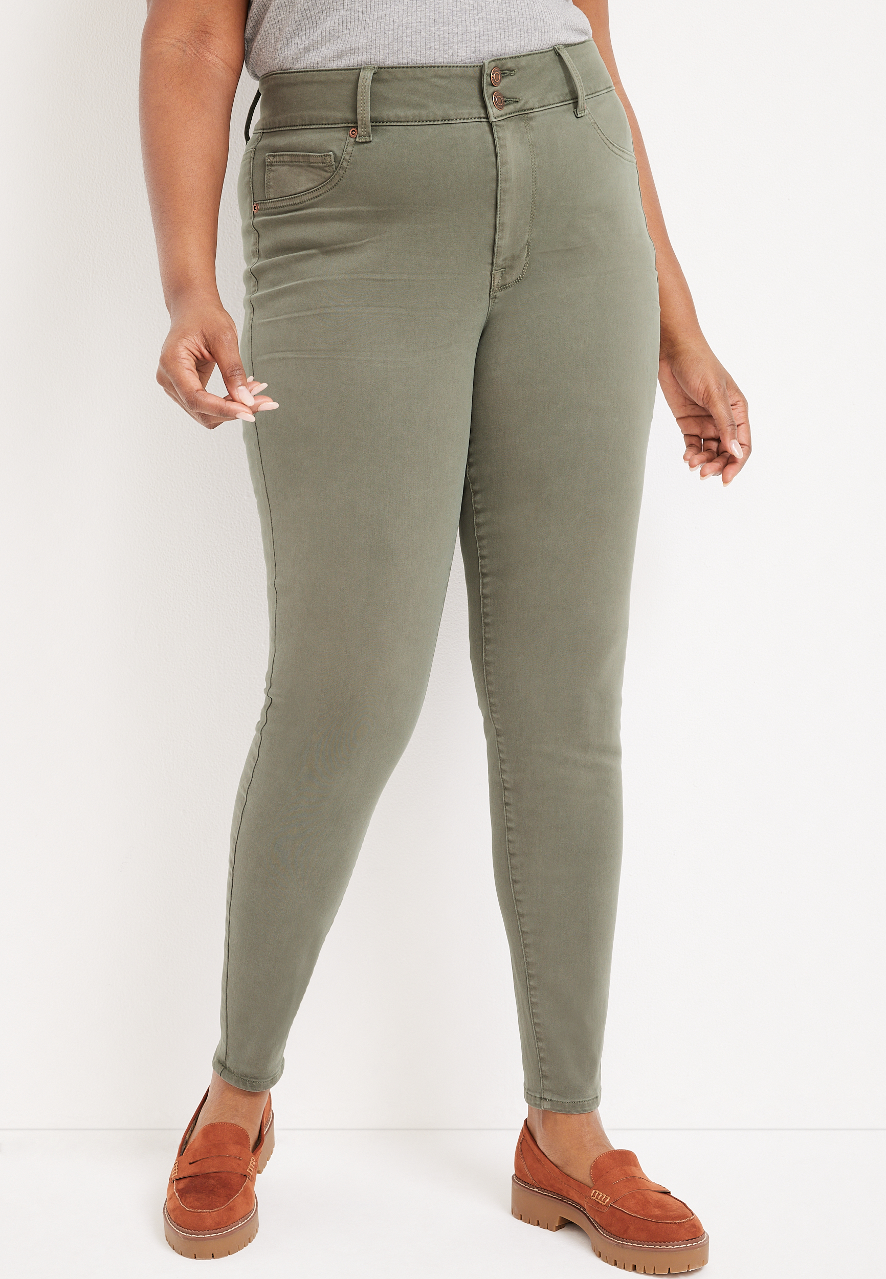 Shop Plus Size Skinny Jeans, Slimming Denim