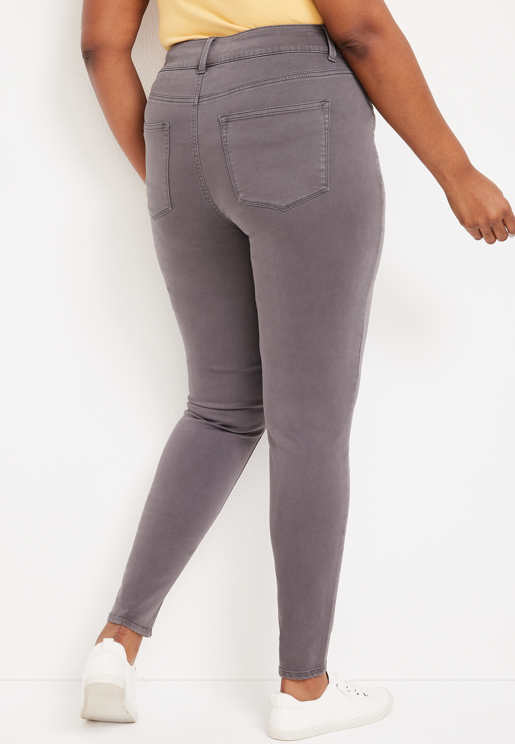 Plus Size m jeans by maurices&trade; High Rise Double Button Jegging Made With REPREVE&reg, C4033, large