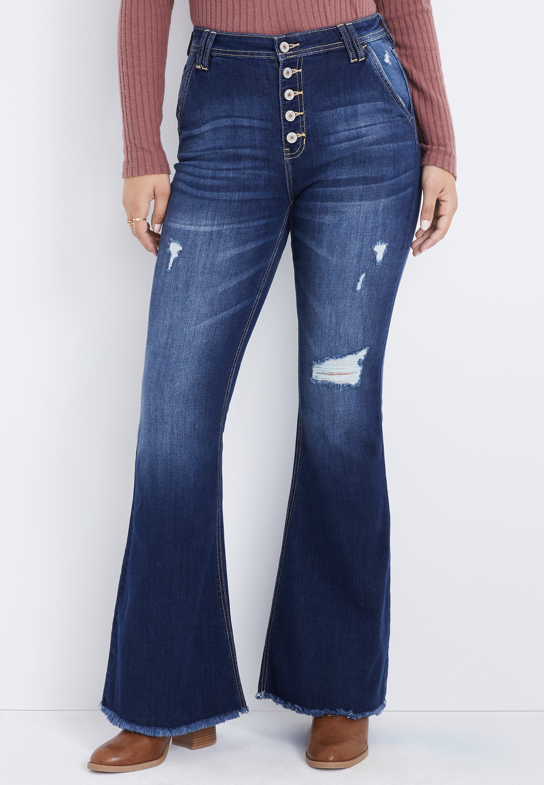 maurices bell bottom jeans