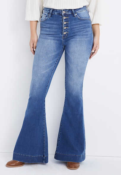 KanCan™ Flare High Rise Button Fly Jean