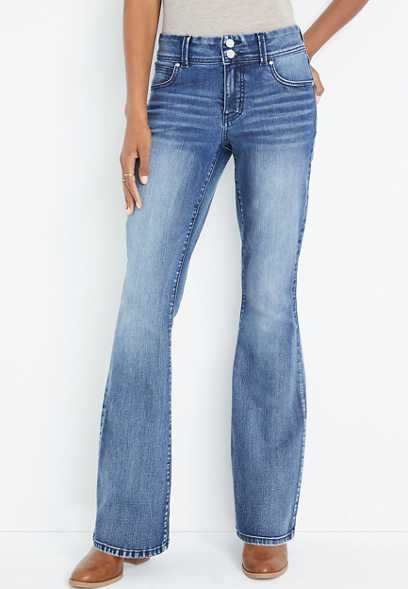 m jeans by maurices™ Everflex™ Flare Mid Rise Jean