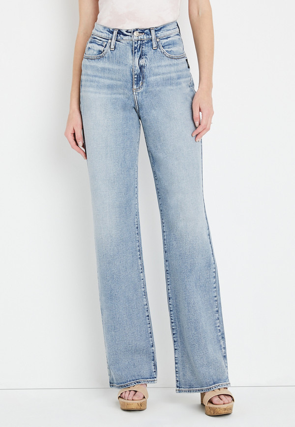 Silver Jeans Co.® Wide Leg High Rise Jean | maurices