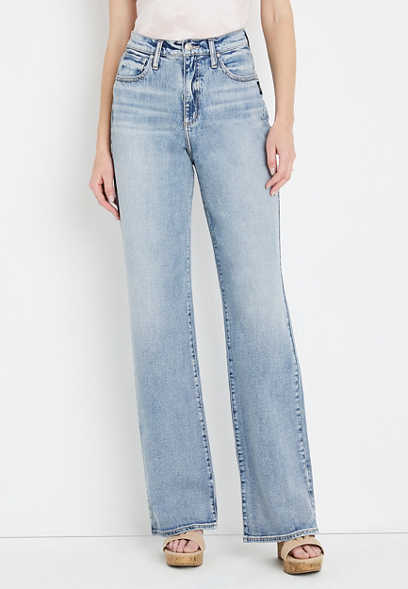 Silver Jeans Co.® Wide Leg High Rise Jean