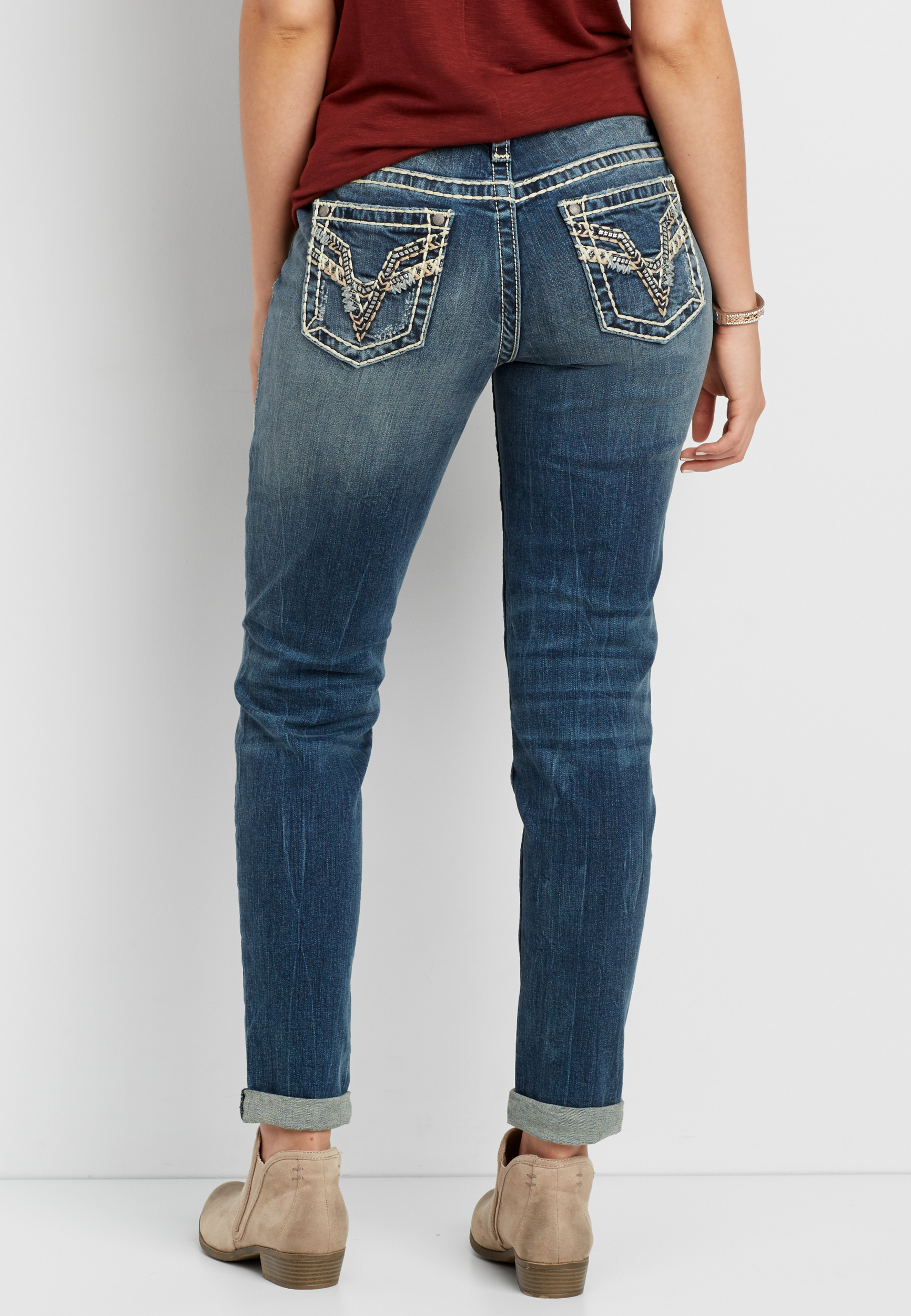 Vigoss® straight leg boyfriend jeans | maurices