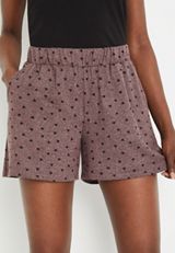 Lakeside Super Soft Pink Heart Mid Rise 4in Short, C7368, small