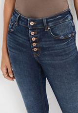 edgely&trade; Super Skinny High Rise Button Fly Jean, C258, small