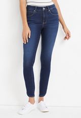 m jeans by maurices&trade; Everflex&trade; Super Skinny High Rise Tulip Hem Ankle Jean, , small