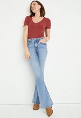 edgely&trade; Flare High Rise Jean, , small