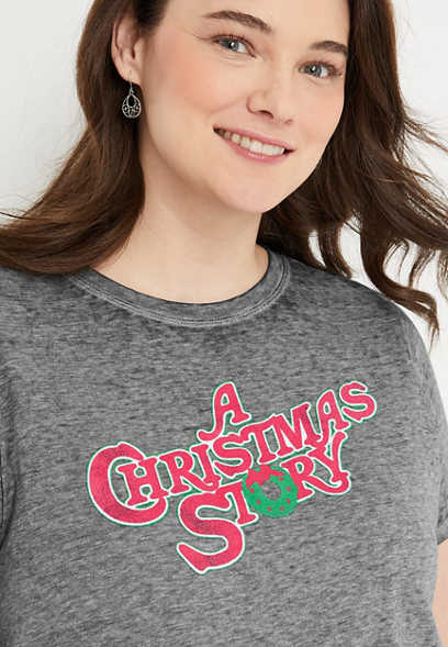 Plus Size Christmas Story Graphic Tee