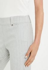 Bengaline Stripe Skinny Ankle Dress Pant, C1755, small