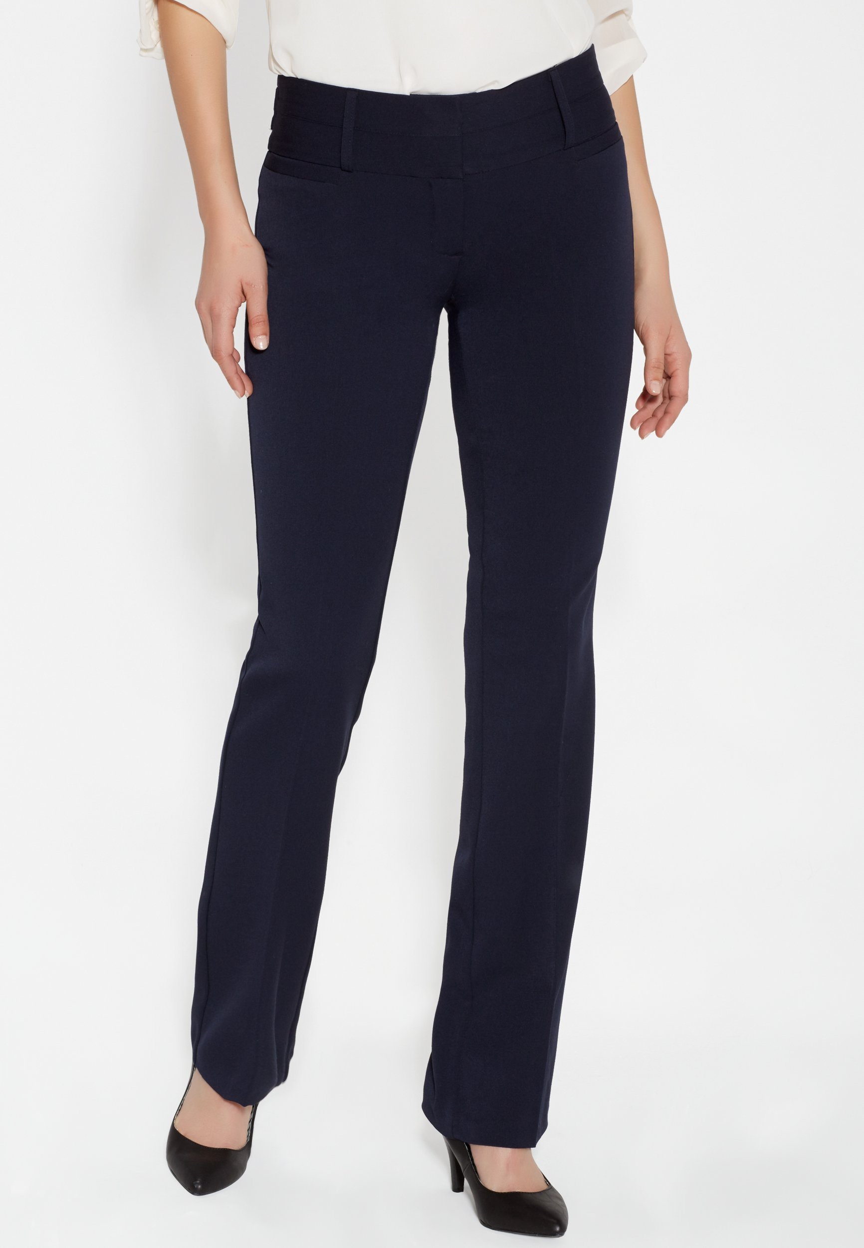the smart IT fit bootcut pant in navy maurices