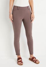Pull On Bengaline Skinny Ankle Dress Pant, , small