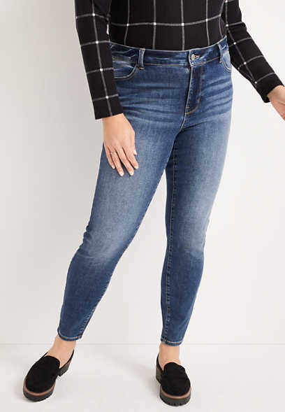 Plus Size m jeans by maurices™ Cool Comfort Mid Fit Mid Rise Jegging