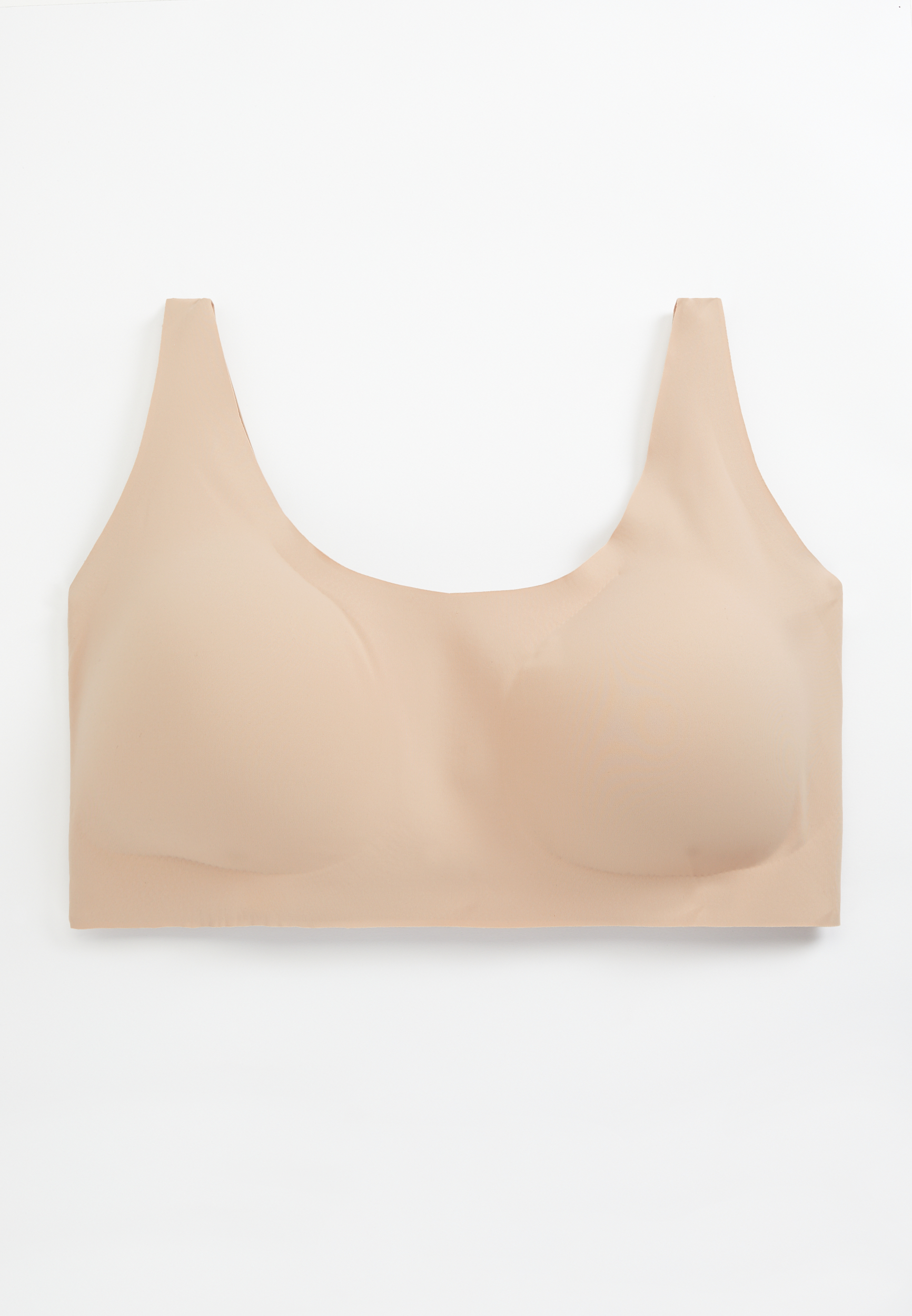 Invisibliss Back Clasp Bralette, BEIGE, large