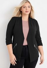 Plus Size Ever Go Blazer, C106, small